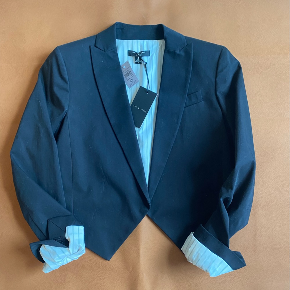 Ann Taylor open front blazer